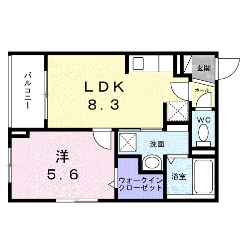 アンジュ　茨木 間取り