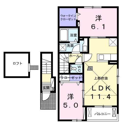 ラ・フェリーチェ　Ⅱ 間取り