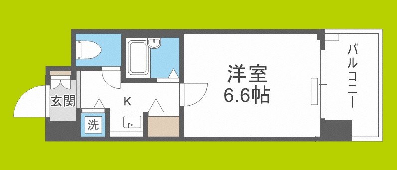 エスティライフ難波西 間取り