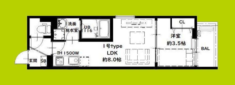 D porta adorable 間取り