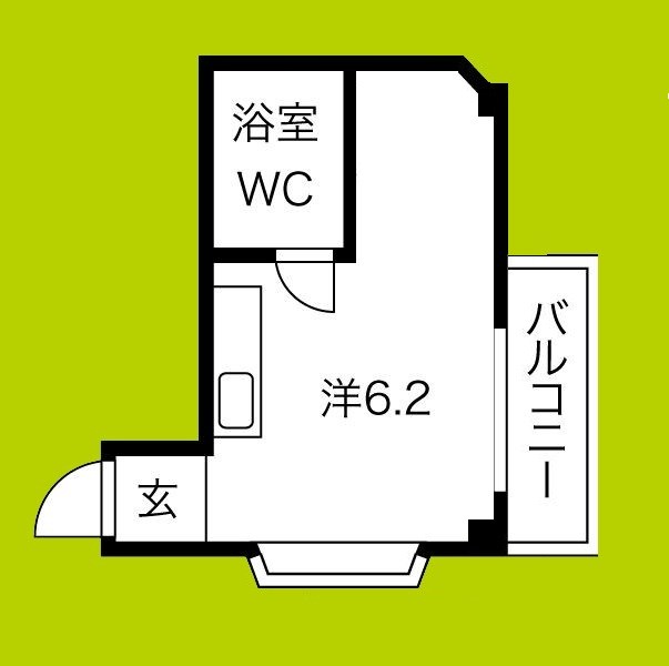 JPアパートメント東住吉Ⅲ 間取り