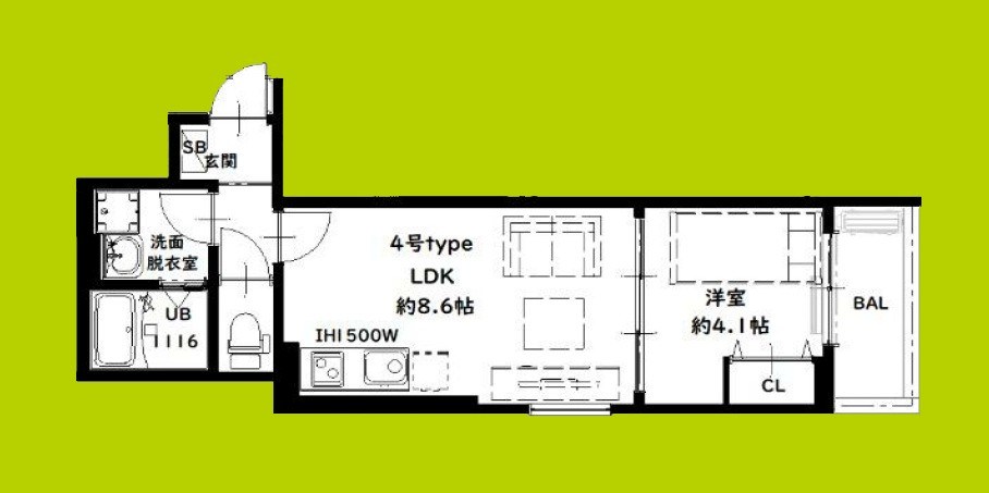 D porta adorable 間取り