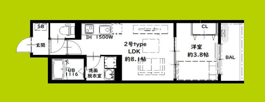 D porta adorable 間取り