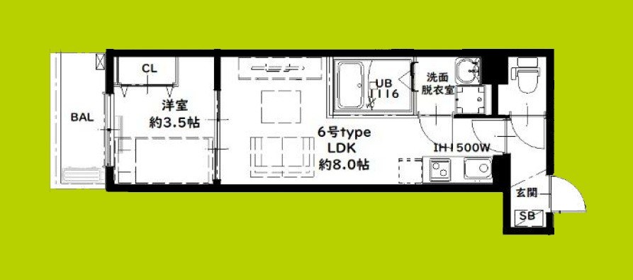D porta adorable 間取り