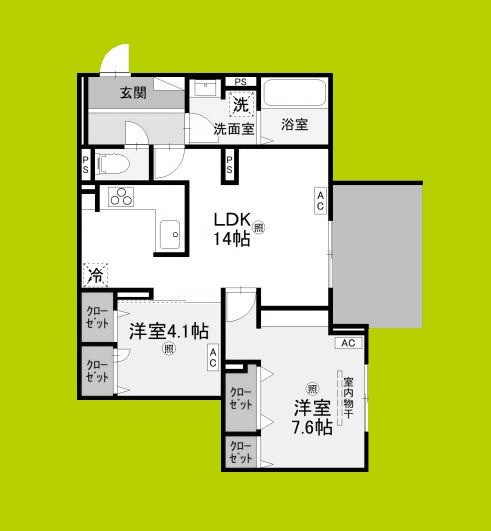 ウエスタンハイツ19 間取り