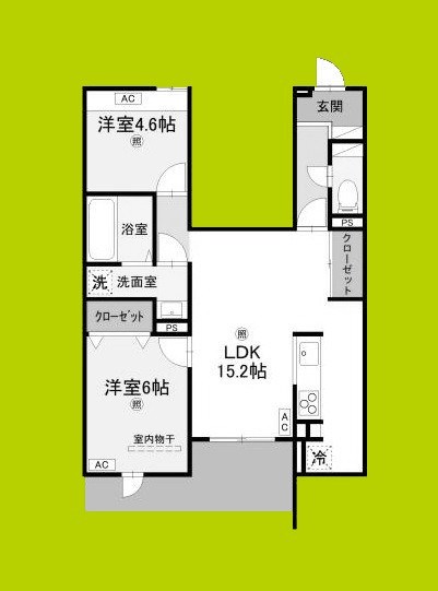 ウエスタンハイツ19 間取り