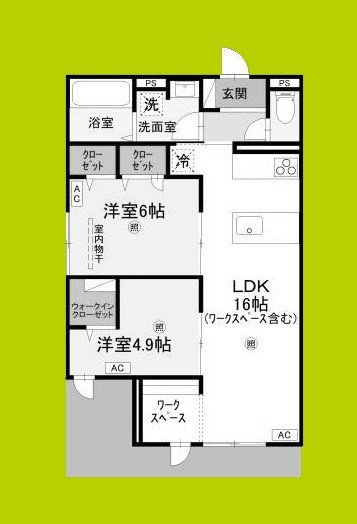 ウエスタンハイツ19 間取り