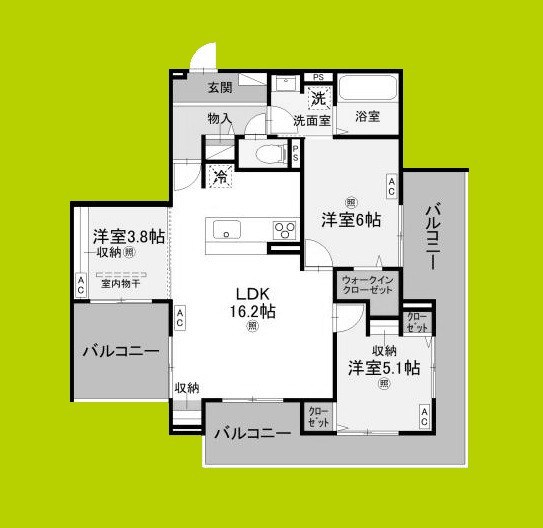 ウエスタンハイツ19 間取り