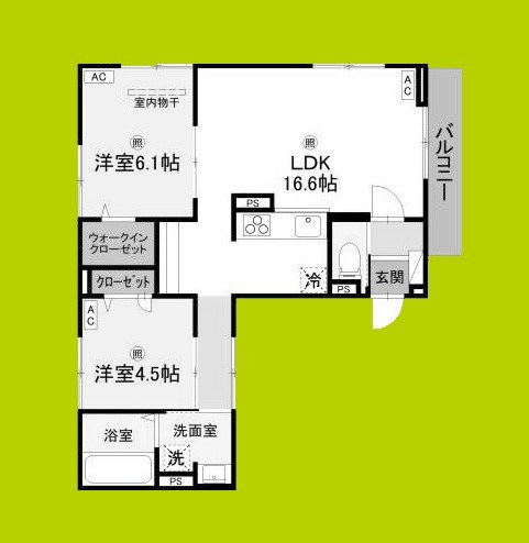 ウエスタンハイツ19 間取り