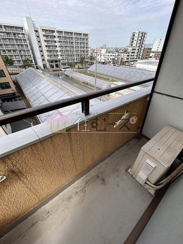 ビルシャナ長居 ベランダ