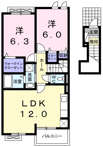 ジュネス　オーブ 間取り
