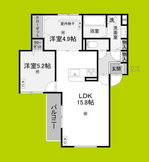 D-room Sumie East 間取り