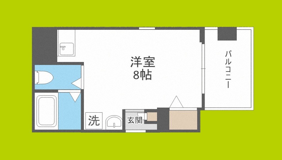 ひふみ苑天満橋 間取り