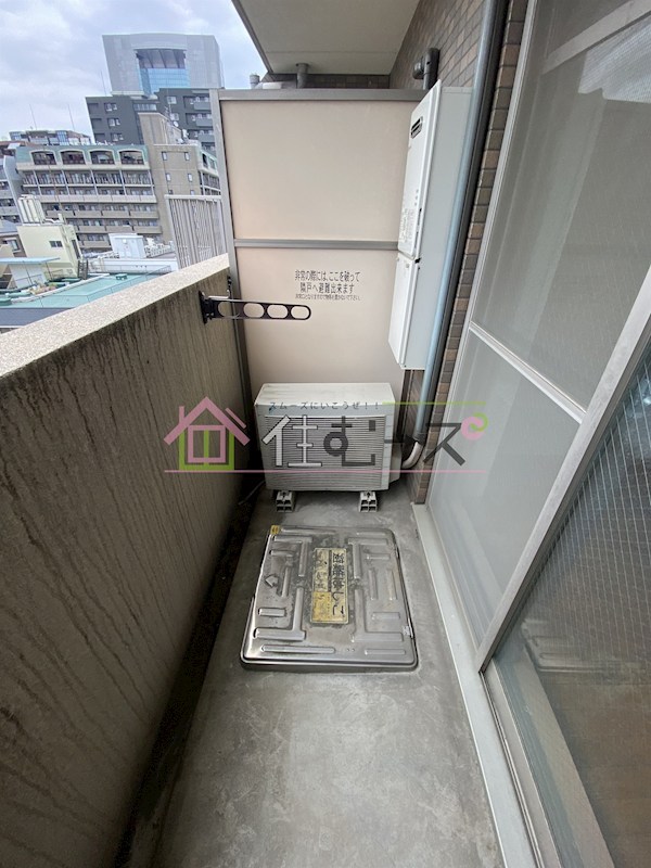 ラナップスクエア同心Ⅱ ベランダ