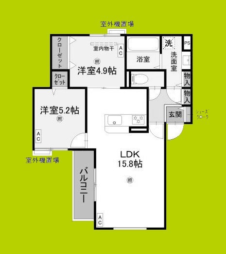 D-room Sumie East 間取り