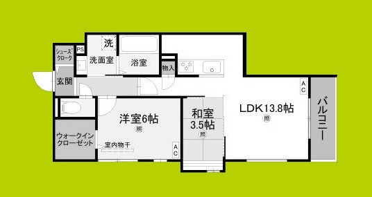 D-room Sumie East 間取り