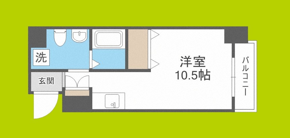 フレアコート北浜 間取り