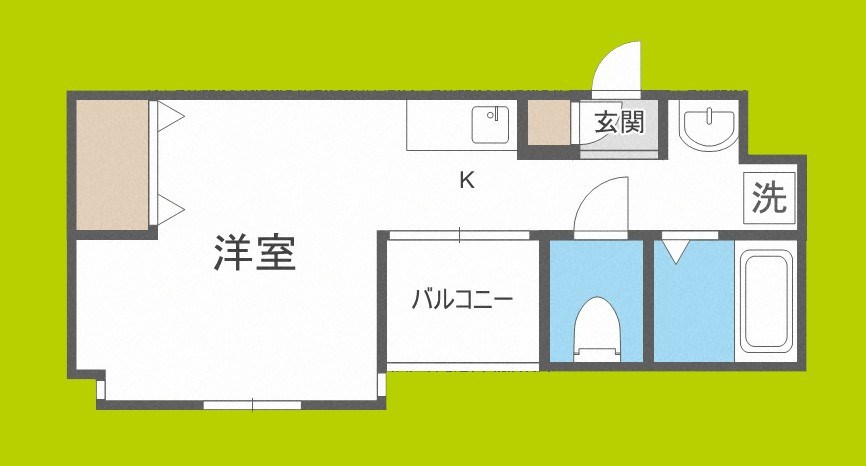 フレアコート北浜 間取り