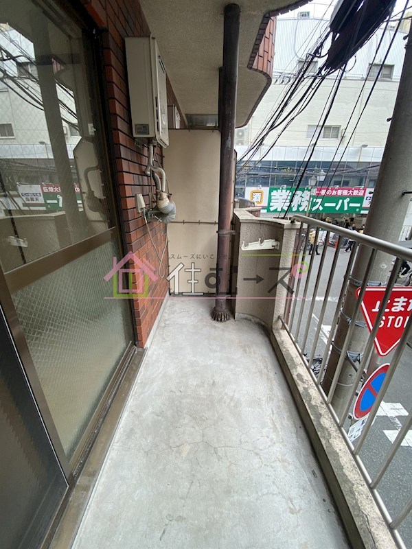 リトルシャトー天満 ベランダ