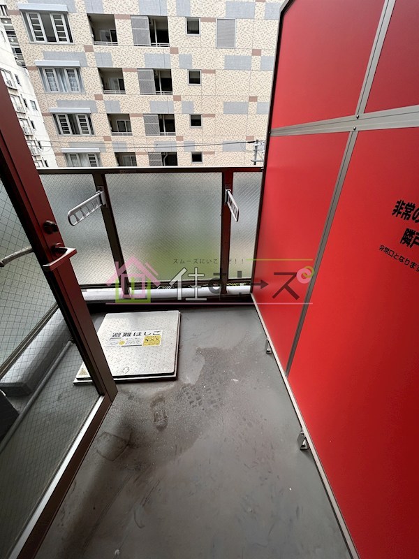 グランパシフィック天満橋 ベランダ