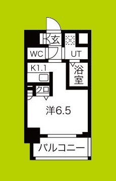 アクアプレイス梅田Ⅱ 間取り