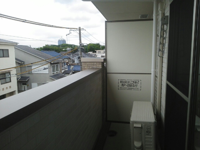 ハイツ　北三国 ベランダ