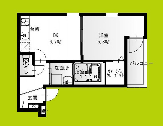 フジパレス百舌鳥駅東 間取り図