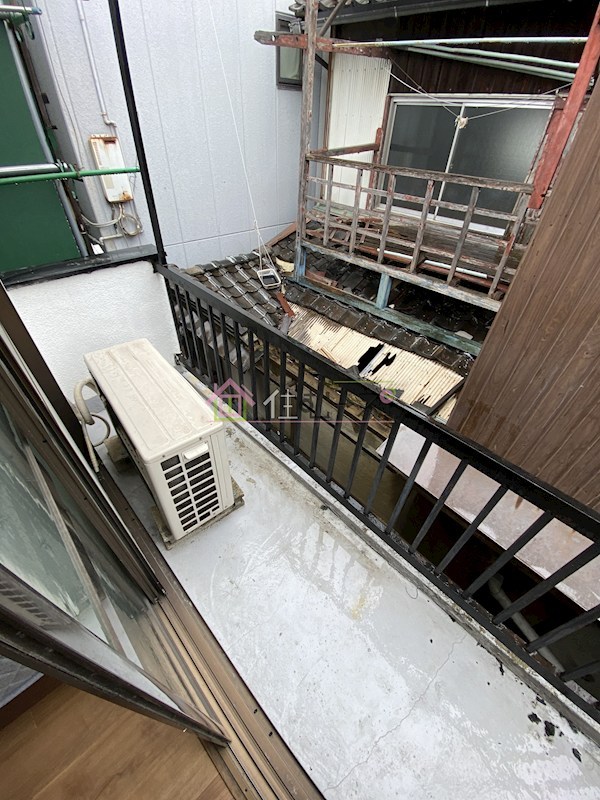 西成区鶴見橋三丁目民泊 ベランダ