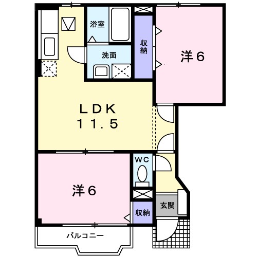 エアリーＡ棟 間取り