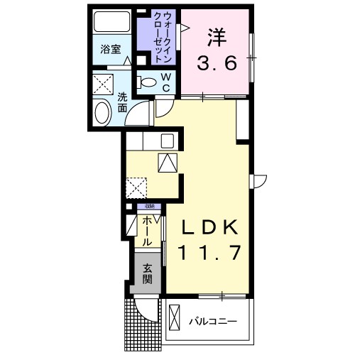グリーンロード楠葉Ⅰ 間取り