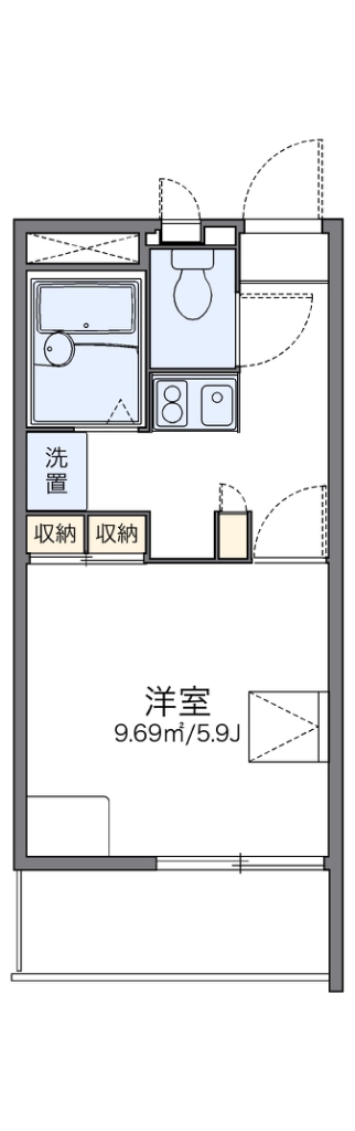 レオパレスふじ 間取り