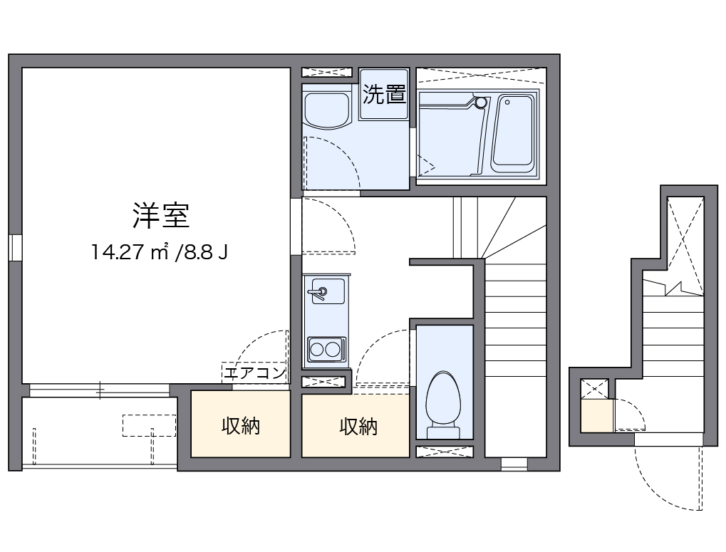 レオネクストかぐや 間取り