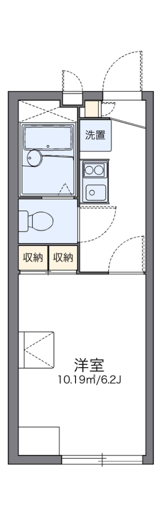 レオパレス穂風 間取り