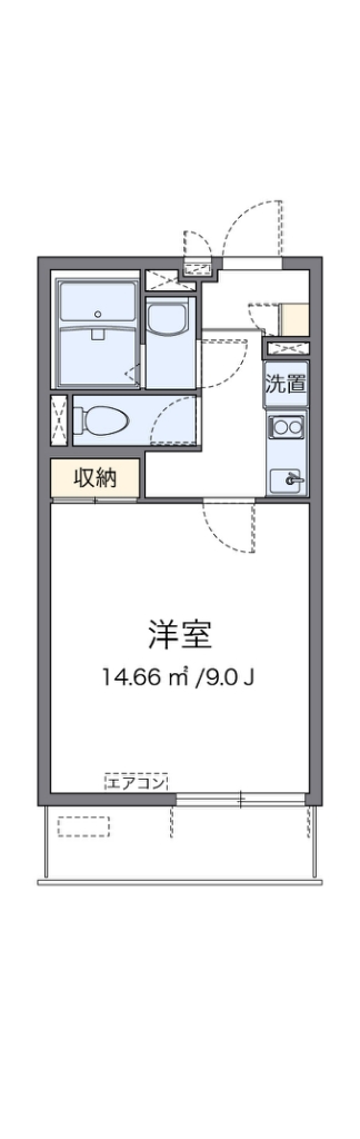 クレイノオアシスⅡ 間取り