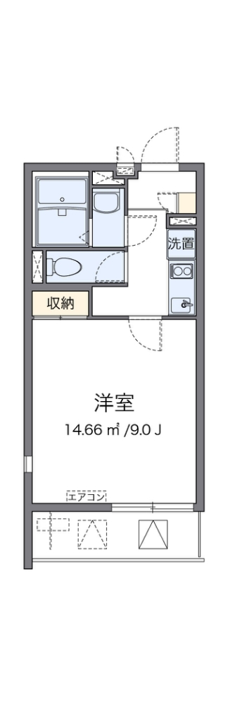 クレイノオアシスⅡ 間取り