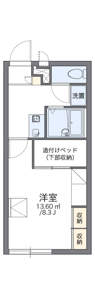 レオパレスグランドゥール 間取り