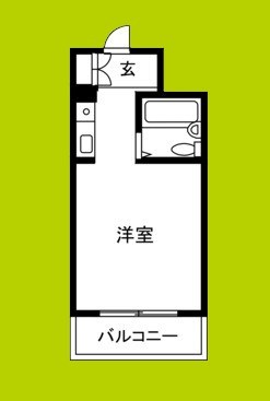 パークサイド上本町駅前 間取り図