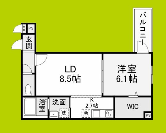 （仮称）フジパレス沢良宜西一丁目 間取り