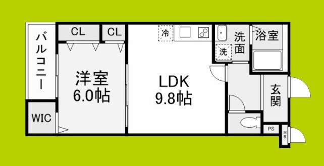 （仮称）フジパレス沢良宜西一丁目 間取り