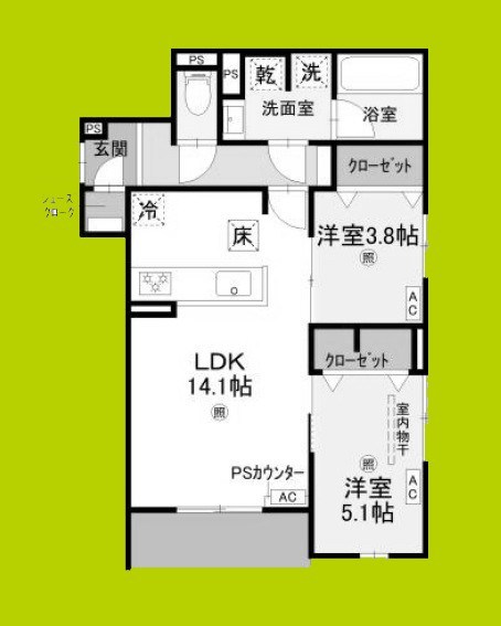 TORISIA緑橋 間取り
