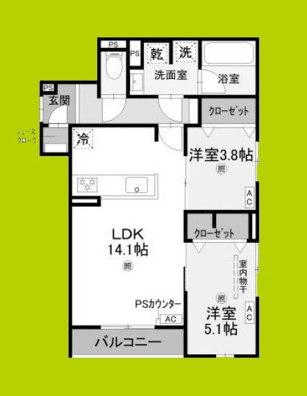 TORISIA緑橋 間取り