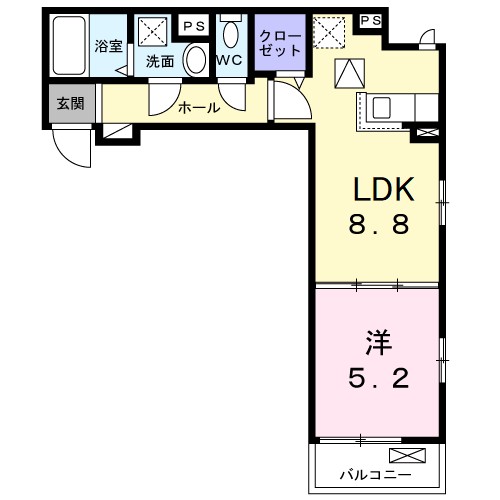 メゾンルミネ　中町 間取り