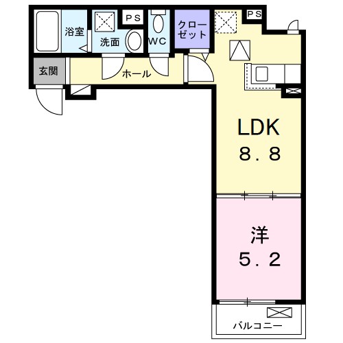 メゾンルミネ　中町 間取り