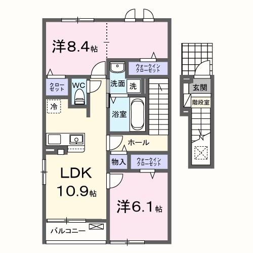 クラール倉治Ｃ 間取り