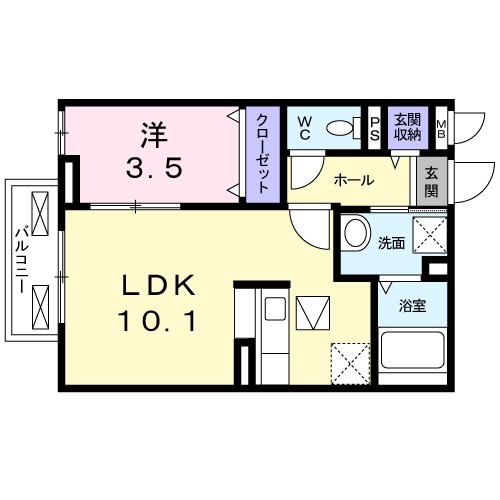 パル高槻 間取り