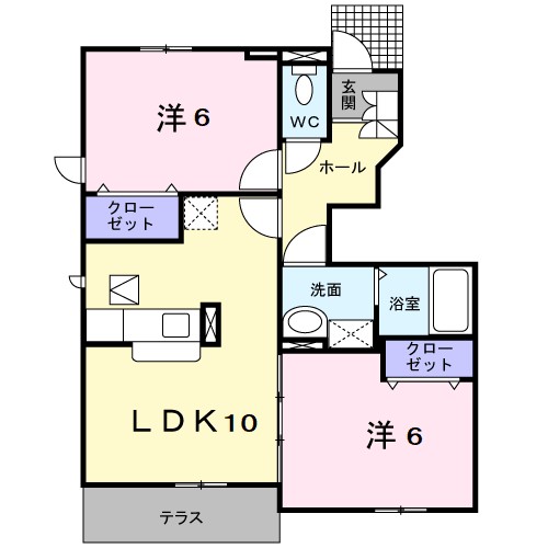 コスモ五十鈴 間取り