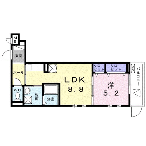 リバージュ　アネックス 間取り
