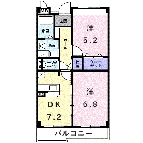 クリスタルウイング輝 間取り