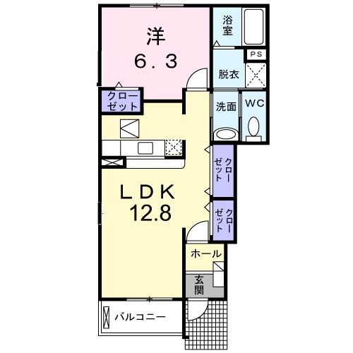 カンフォートＧ・Ⅰ 間取り