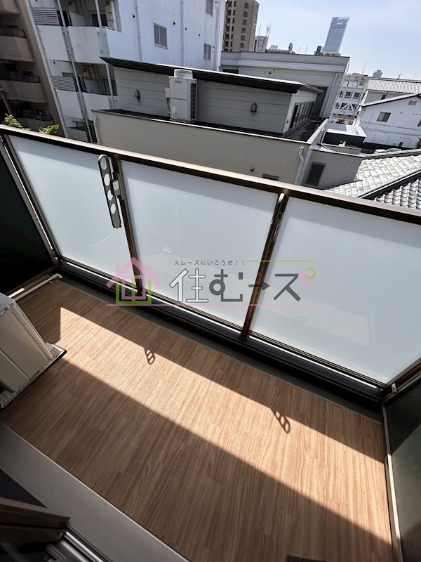 プレサンス上町台夕陽丘 ベランダ
